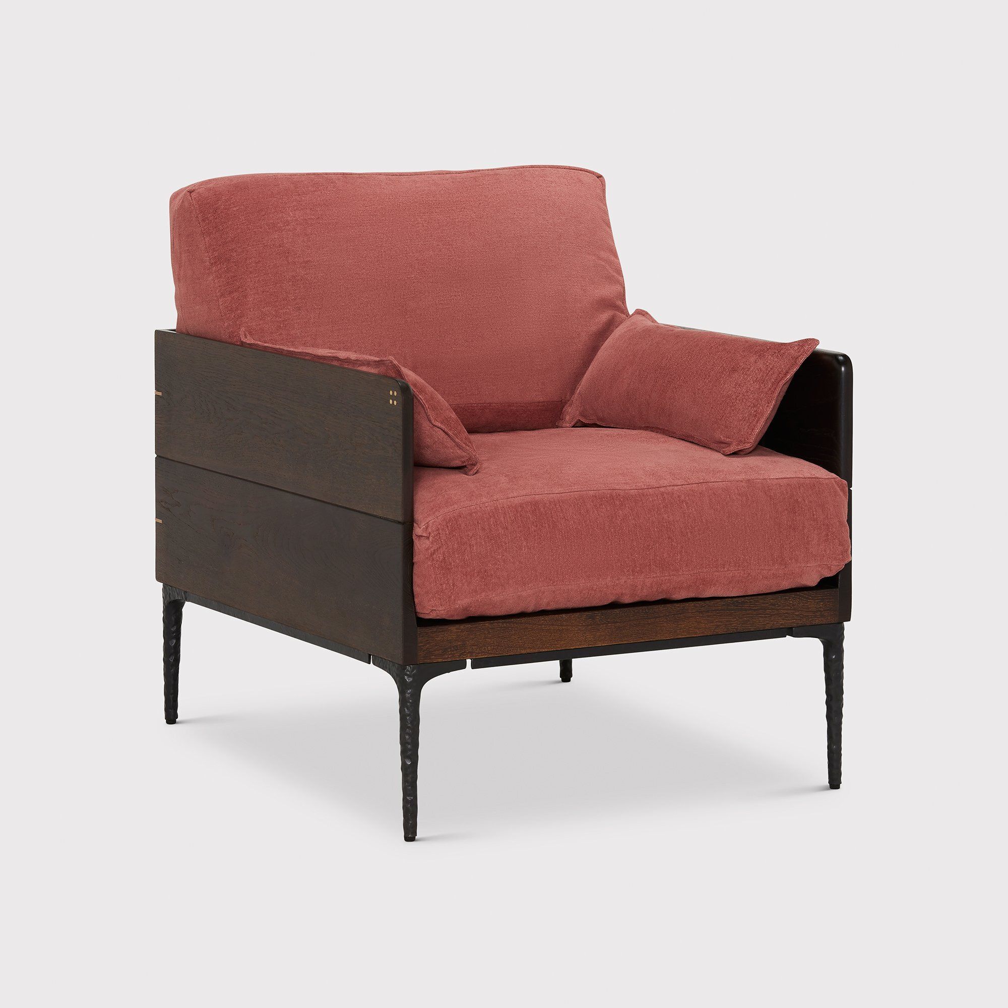 Bozan Armchair, Red Fabric - Barker & Stonehouse - image 1