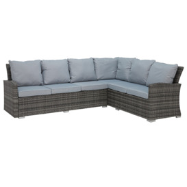 Cresswell Corner Dining Set With Fire Pit, Grey - Barker & Stonehouse - thumbnail 3