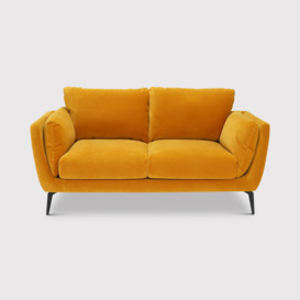 Boone 2 Seater Sofa, Yellow Fabric - Barker & Stonehouse