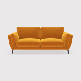 Boone 3 Seater Sofa, Yellow Fabric - Barker & Stonehouse