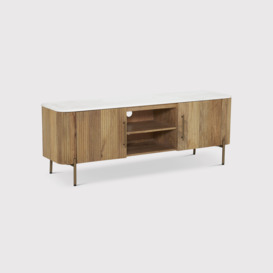 Fuji Tv Unit, Neutral Wood - Barker & Stonehouse