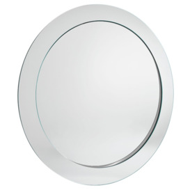 Tonelli Gerundio Circular Floor Mirror, Round, White Glass - Barker & Stonehouse