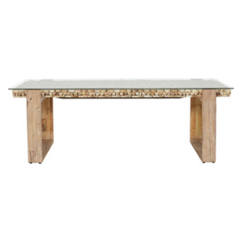 Garcia Dining Table 220x100cm, Neutral Wood - W220cm - Barker & Stonehouse - thumbnail 2