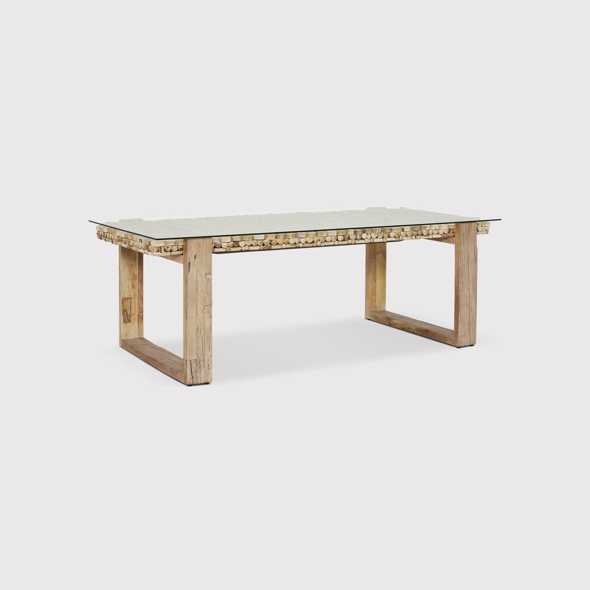 Garcia Dining Table 220x100cm, Neutral Wood - W220cm - Barker & Stonehouse - image 1