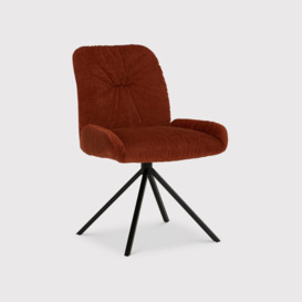 Kimi Dining Chair, Orange Fabric - Barker & Stonehouse - thumbnail 1