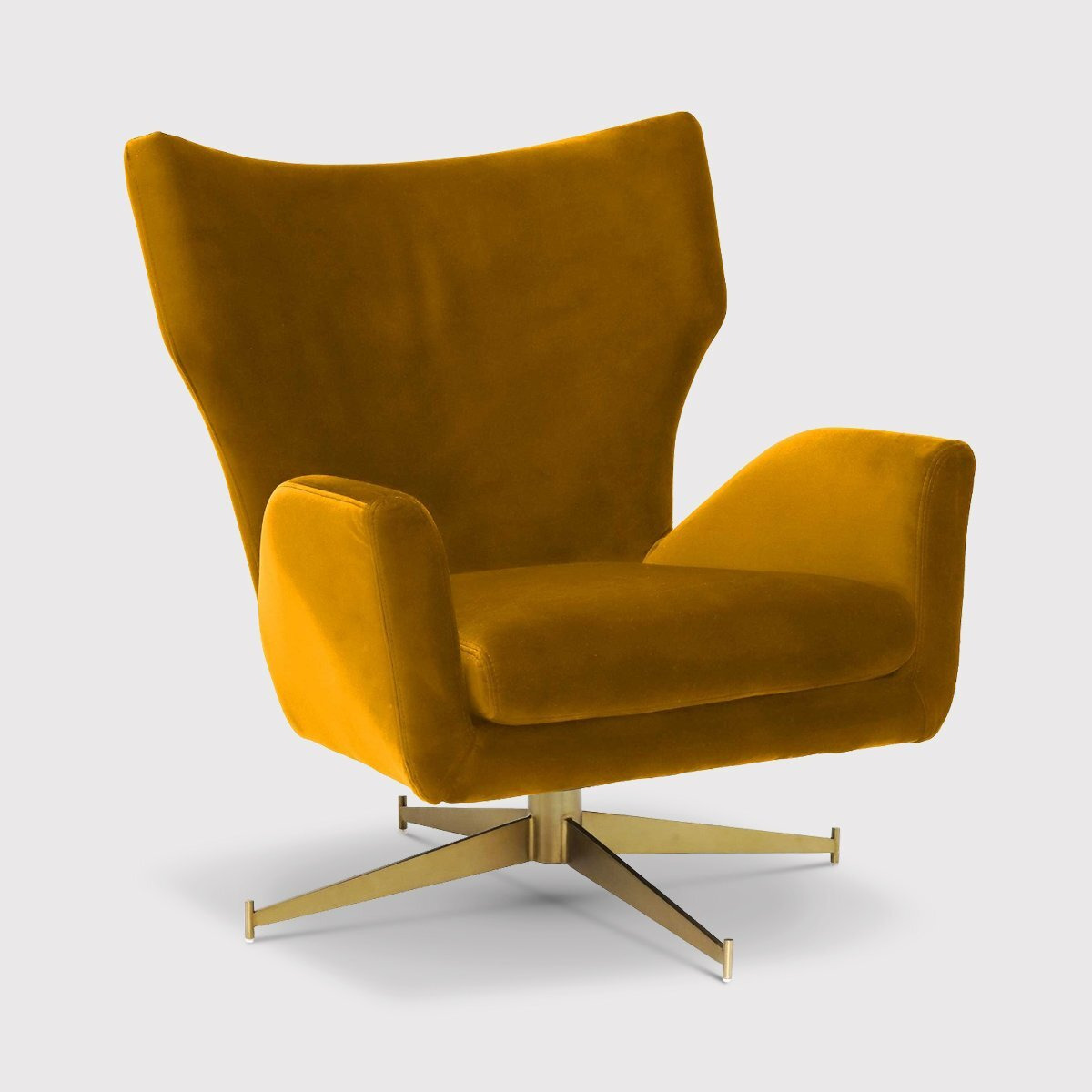Mineo Armchair, Yellow Fabric - Barker & Stonehouse - image 1