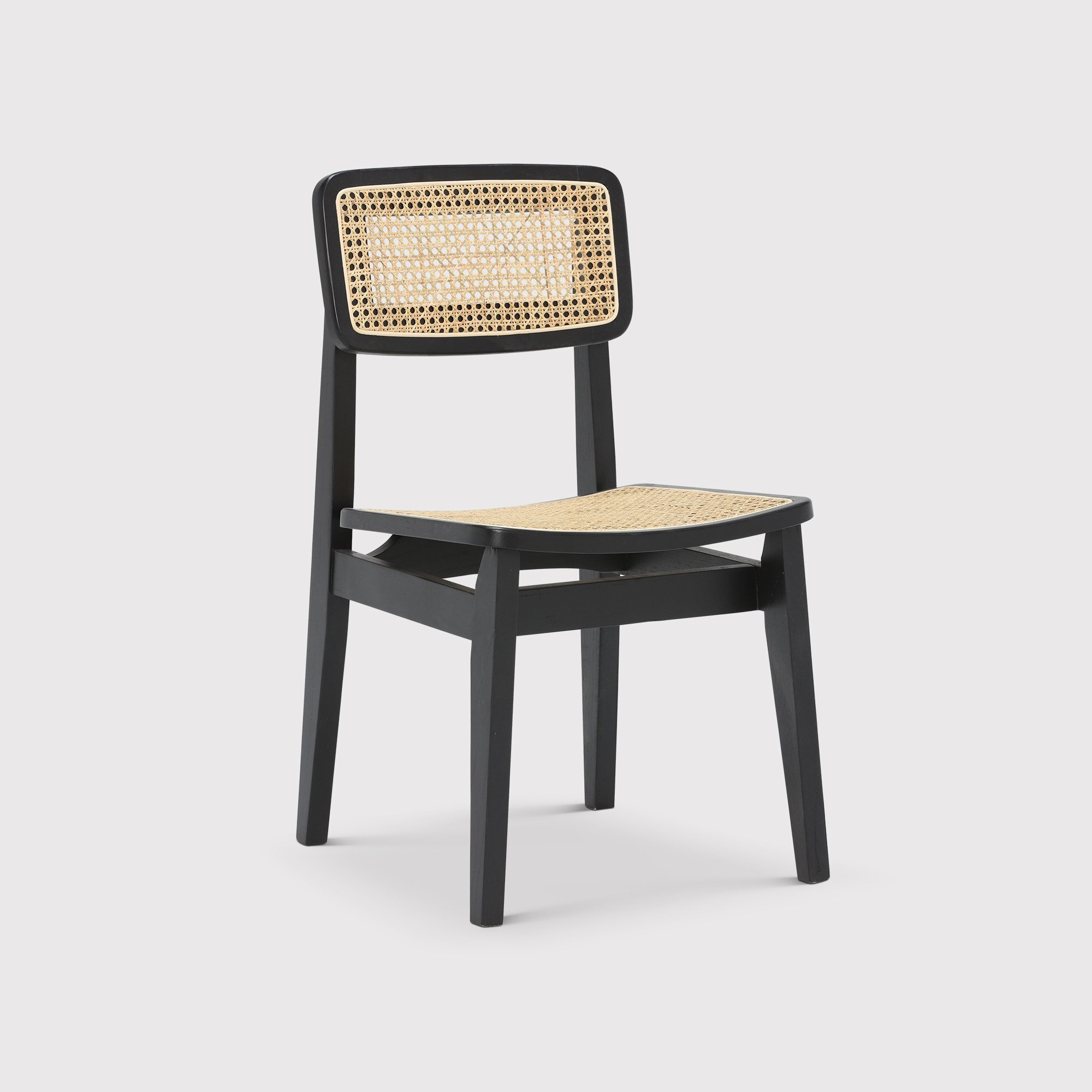 Malin Dining Chair, Black Rattan - Barker & Stonehouse - image 1