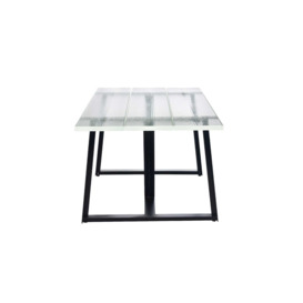 Timothy Oulton Iceberg Dining Table 213cm, Neutral Glass - W213cm - Barker & Stonehouse - thumbnail 3