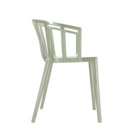 Pair of Kartell Venice Dining Chairs, Green Plastic - Kartell - thumbnail 2