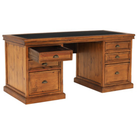 Villiers Reclaimed Wood Office Set, Brown - Barker & Stonehouse - thumbnail 3