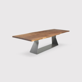 RIVA Bedrock Plank C Dining Table 240x90/100cm, Neutral Oak - Barker & Stonehouse