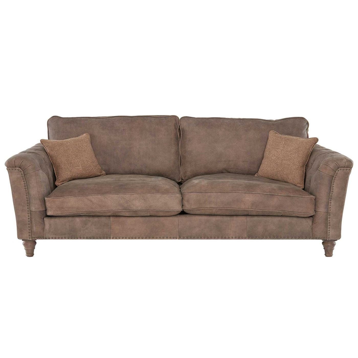 Darwin Extra Large Sofa Standard Back, Brown - Barker & Stonehouse - image 1