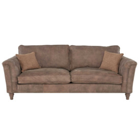 Darwin Extra Large Sofa Standard Back, Brown - Barker & Stonehouse