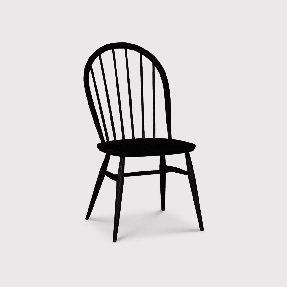 Ercol Windsor Dining Chair, Black Wood - Barker & Stonehouse - image 1
