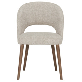 Pure Furniture Beck Dining Chair With Wooden Legs, Neutral Leather - Barker & Stonehouse - thumbnail 2