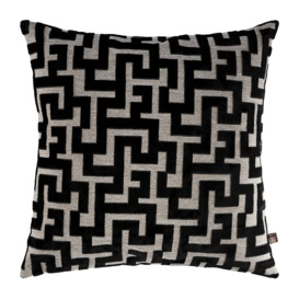 Black Haute Cushion, Square Polyester - Barker & Stonehouse