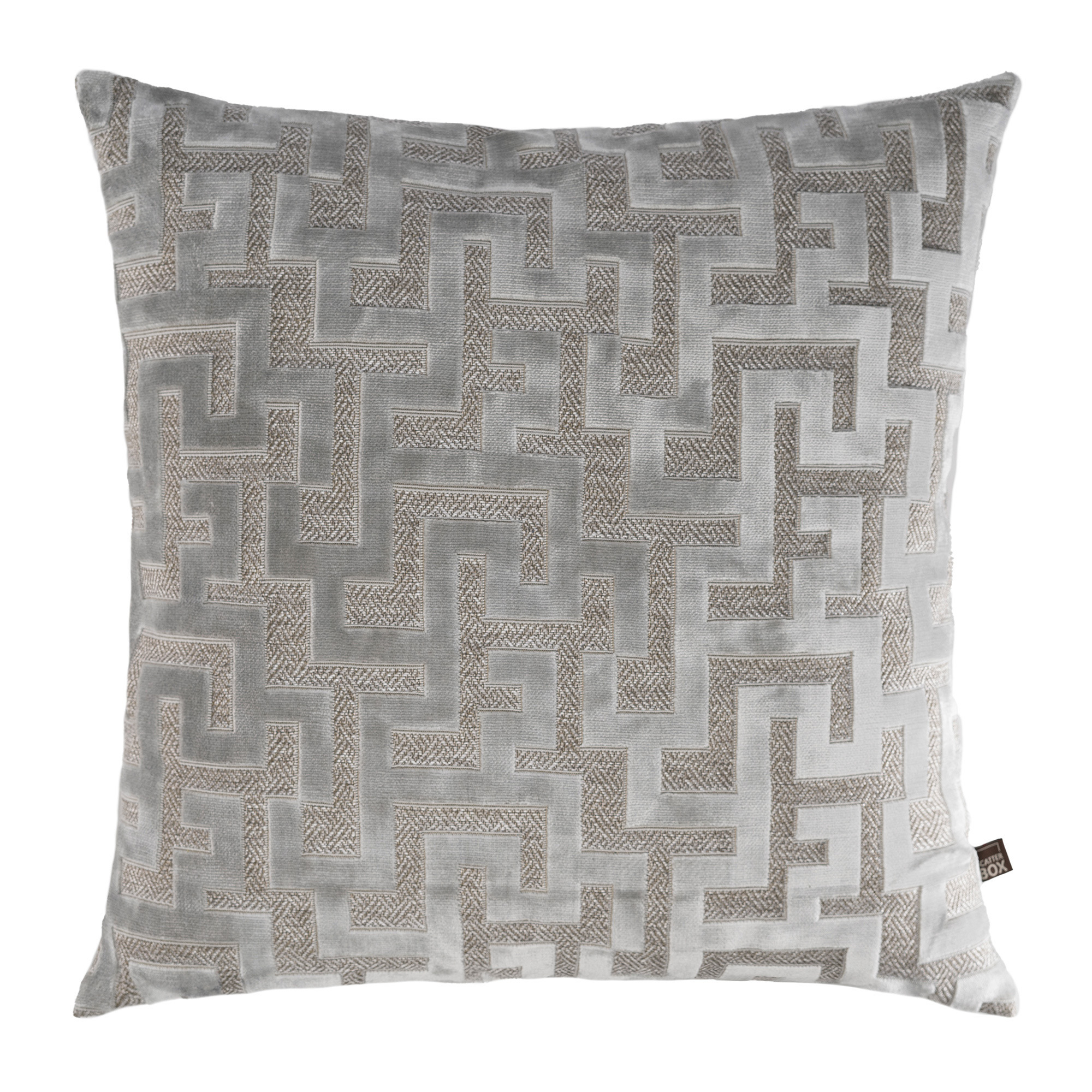 Silver Haute Cushion, Square Polyester - Barker & Stonehouse - image 1