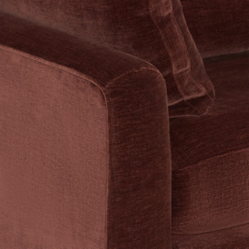 Fable Loveseat Sofa, Red Fabric - Barker & Stonehouse - thumbnail 3