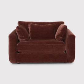 Fable Loveseat Sofa, Red Fabric - Barker & Stonehouse