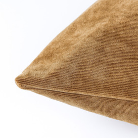 Golden Corduroy Cushion, Square, Brown Polyester - Barker & Stonehouse - thumbnail 3