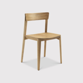 RIVA Mia Wood Dining Chair, Neutral Oak - Barker & Stonehouse