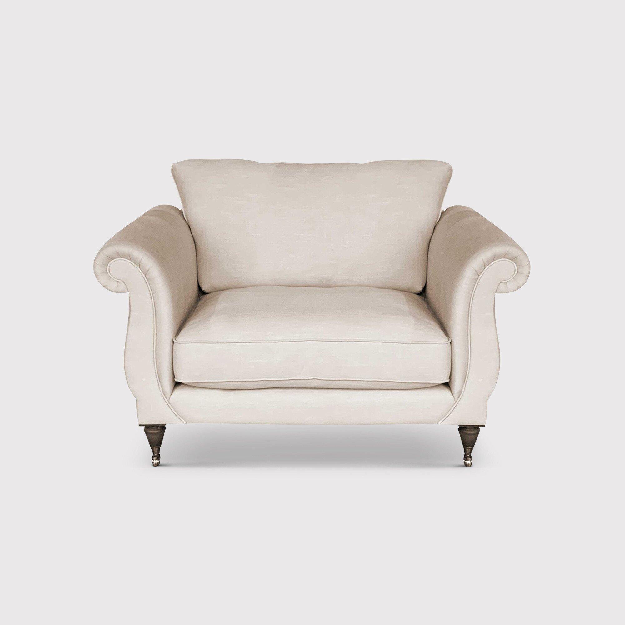 Atherton Standard Armchair, Neutral Fabric - Barker & Stonehouse