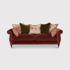 Atherton 4 Seater Sofa, Red Fabric - Barker & Stonehouse - thumbnail 1