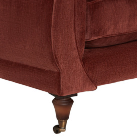 Atherton 4 Seater Sofa, Red Fabric - Barker & Stonehouse - thumbnail 3
