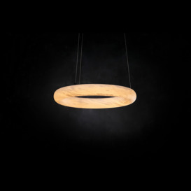 Timothy Oulton Alabaster Ring Pendant 59cm Light, Neutral - Barker & Stonehouse - thumbnail 2