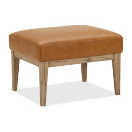 Anders Otto Footstool, Brown Leather - Barker & Stonehouse