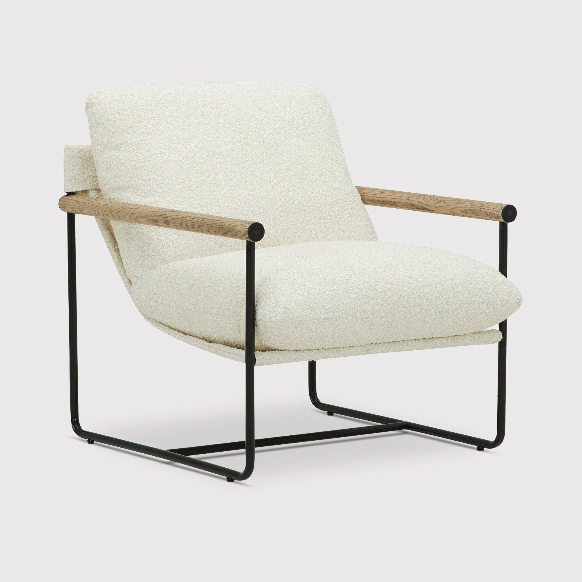 Whittaker Armchair, White Fabric - Barker & Stonehouse - image 1