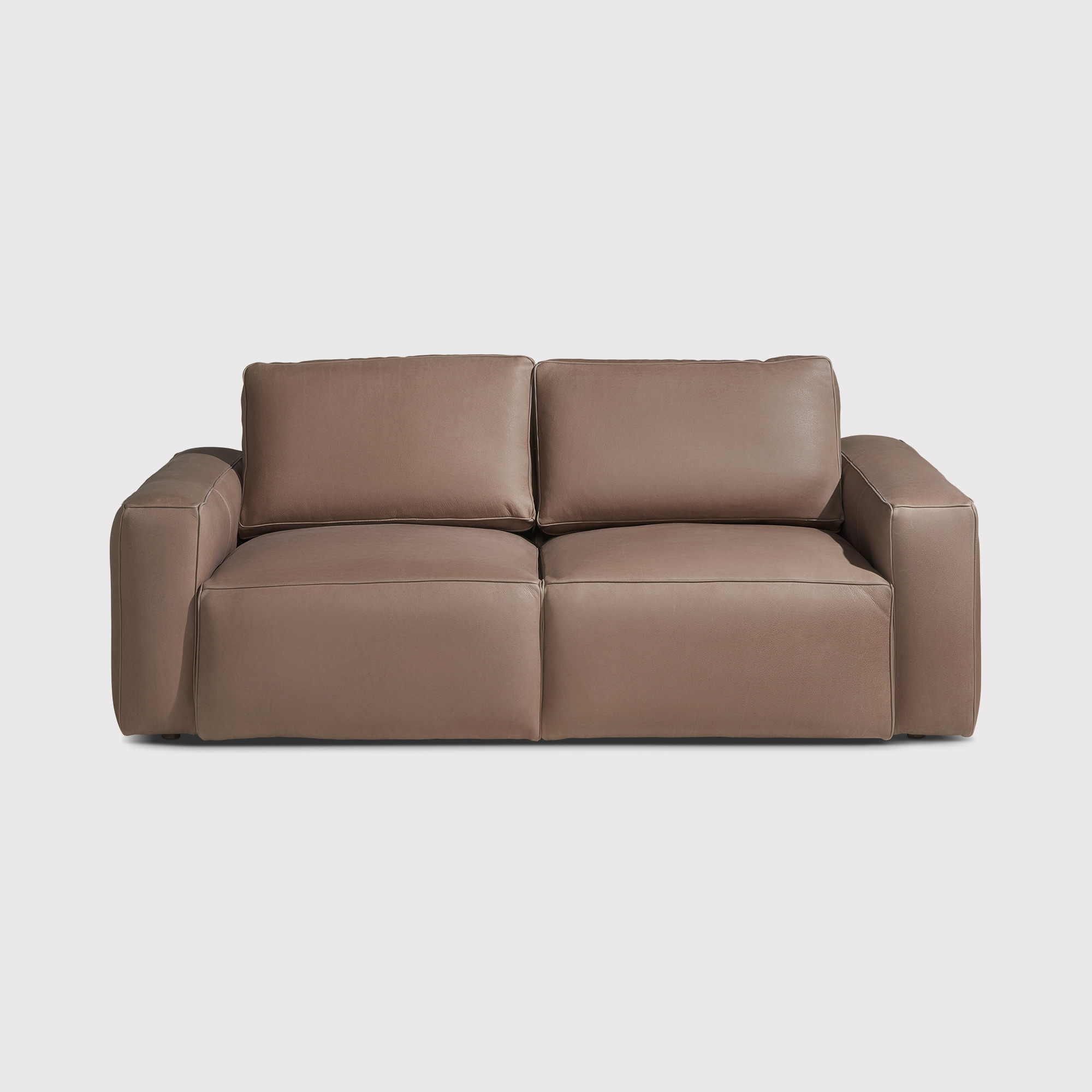 Finsbury 2 Seater Sofa, Brown Leather - Barker & Stonehouse