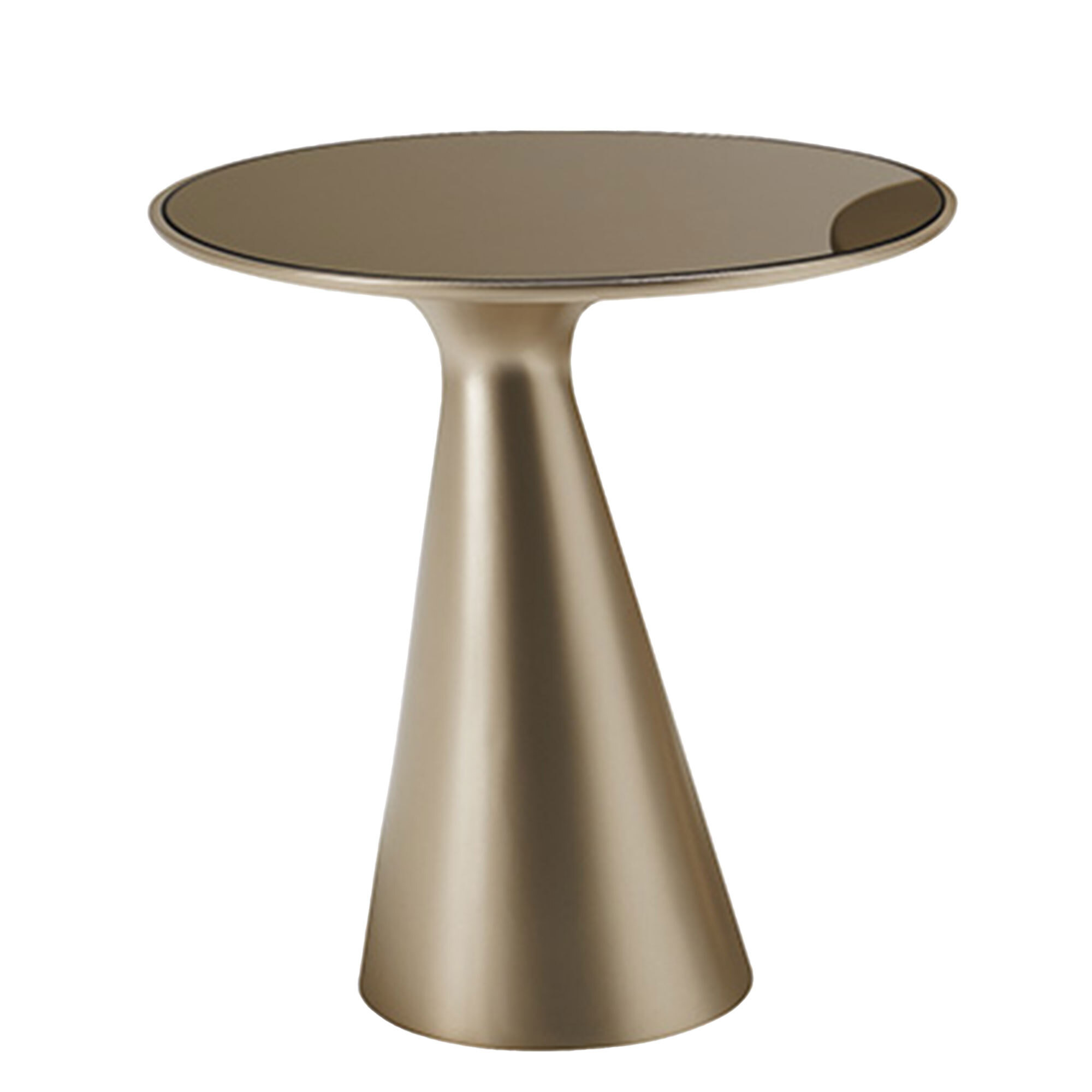 Cattelan Italia Peyote Coffee Table, Round, Bronze Glass - Barker & Stonehouse - image 1