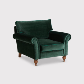 Cole Armchair, Green Fabric - Barker & Stonehouse
