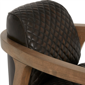 Timothy Oulton Wildcat Armchair, Brown Leather - Barker & Stonehouse - thumbnail 3
