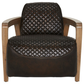 Timothy Oulton Wildcat Armchair, Brown Leather - Barker & Stonehouse - thumbnail 2