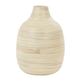 Rounded Natural Vase, Neutral - Barker & Stonehouse