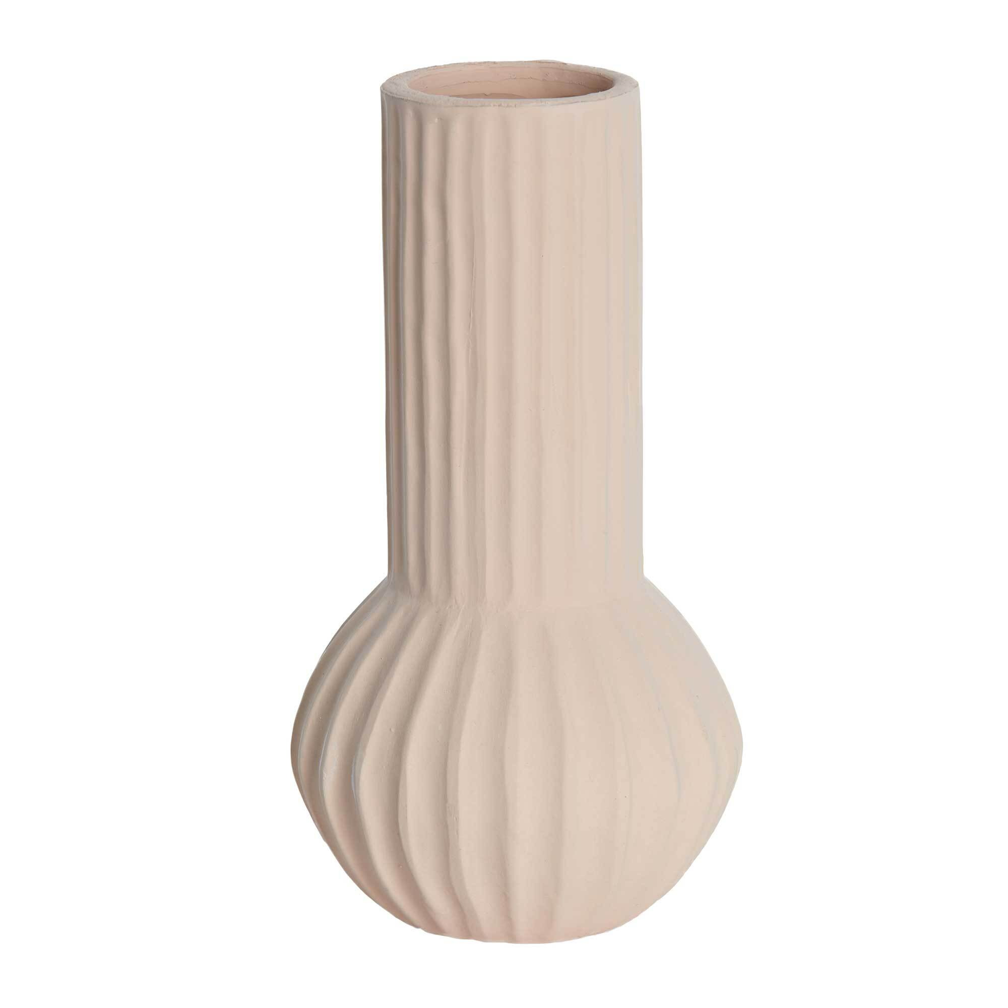 Sand Stripe Vase, Orange Ceramic - Barker & Stonehouse - image 1