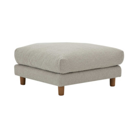 Larkin Ottoman, Neutral Fabric - Barker & Stonehouse