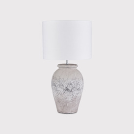 Stone Effect Table Lamp, Neutral Ceramic - Barker & Stonehouse - thumbnail 1
