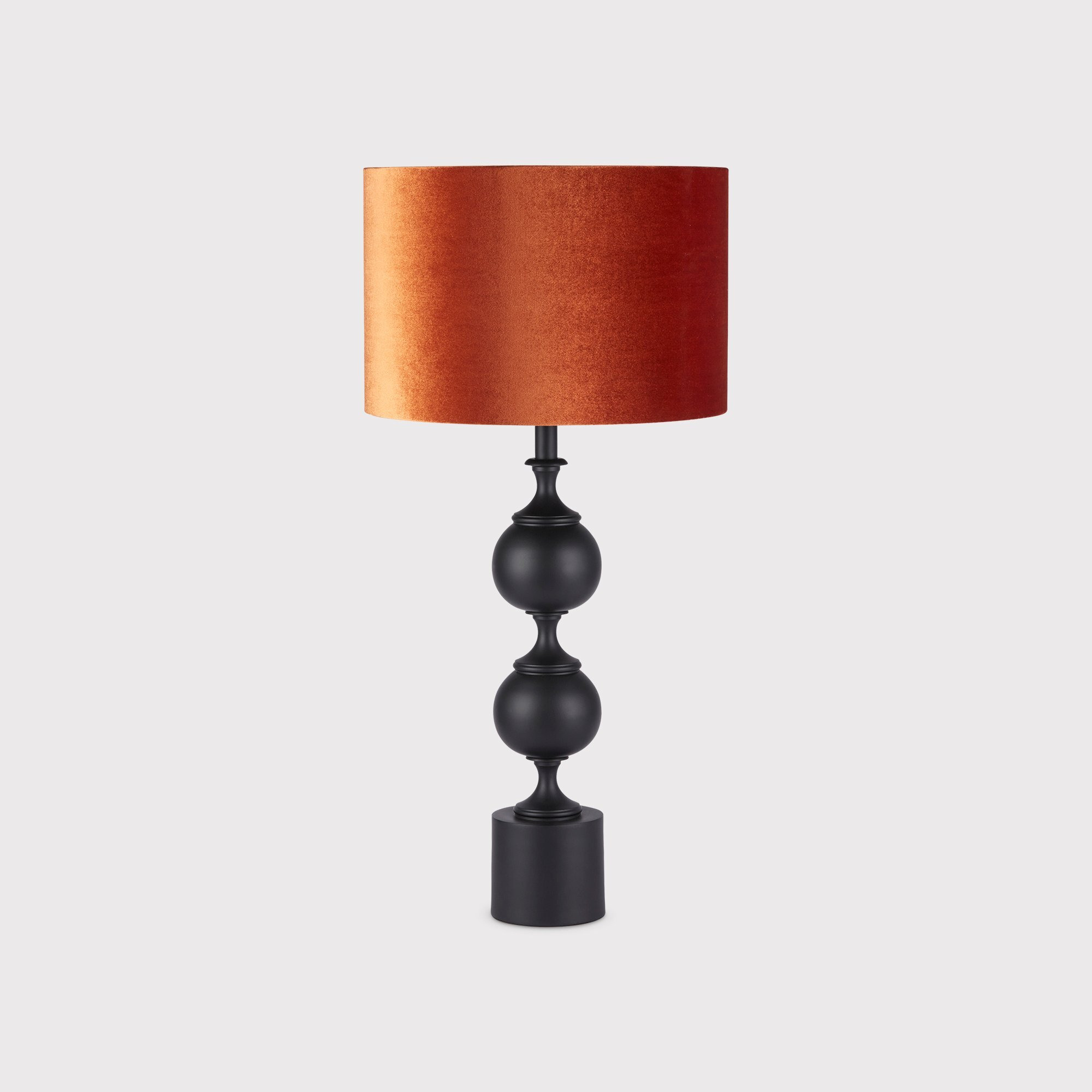 Velvet Terra Table Lamp, Orange Metal - Barker & Stonehouse - image 1