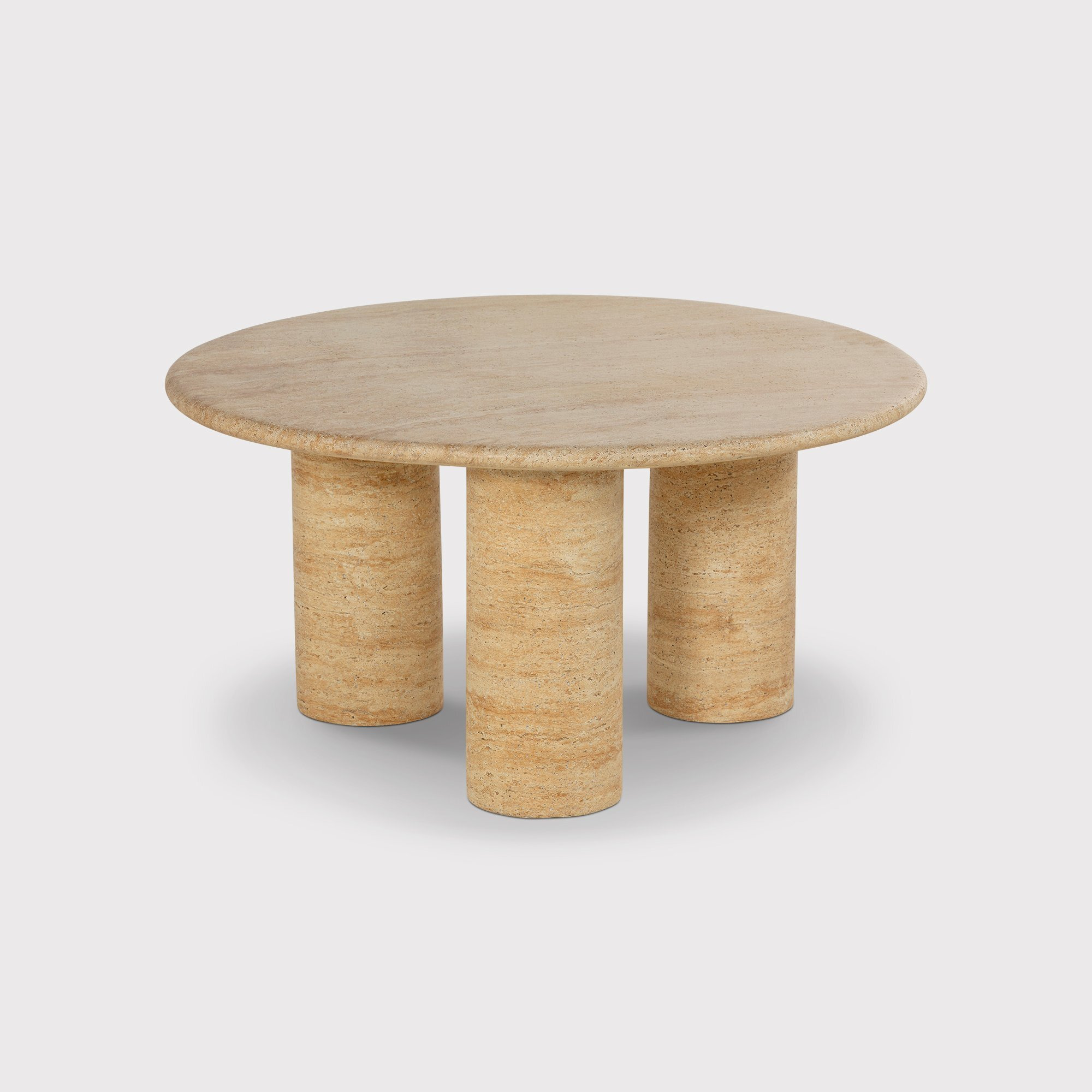Sierra Round Coffee Table 80cm X 80cm X 41cm, Round, Neutral - Barker & Stonehouse - image 1