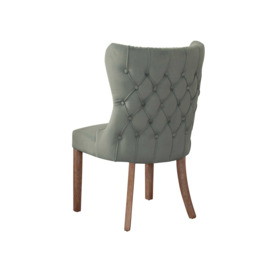 Goddard Dining Chair, Green Fabric - Barker & Stonehouse - thumbnail 3