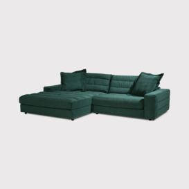 Twain Chaise Sofa Left, Green Fabric - Barker & Stonehouse - thumbnail 1
