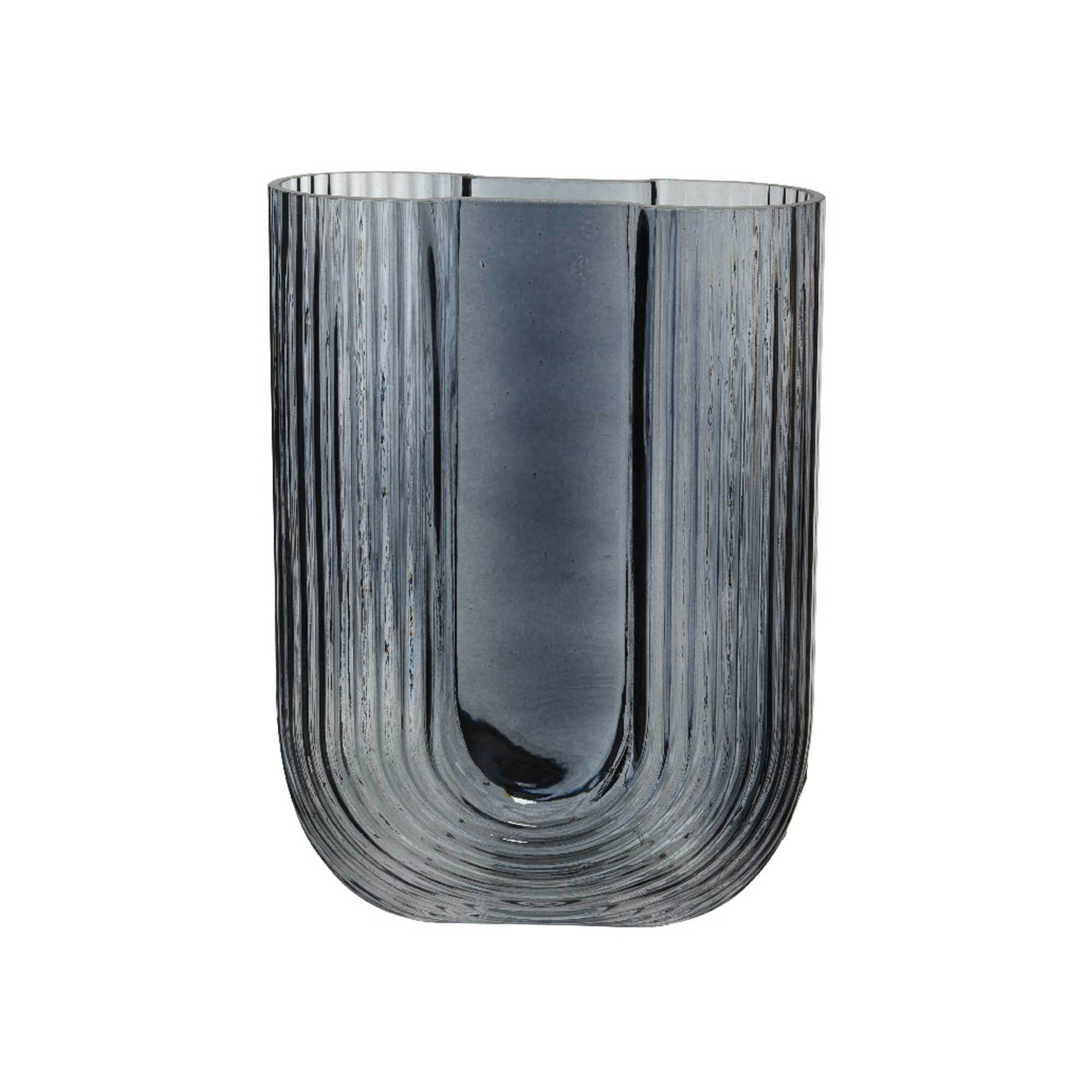 Grey Lined Vase Glass - Barker & Stonehouse