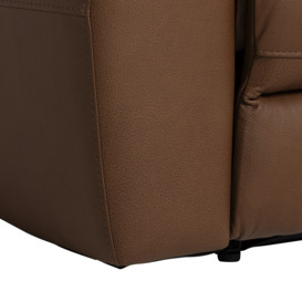 Holborn Power Recliner Armchair, Brown Leather - Barker & Stonehouse - thumbnail 3