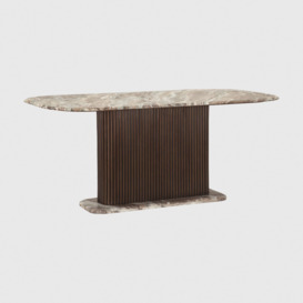 Gion Dining Table 180CM, Brown Marble - Barker & Stonehouse - thumbnail 1