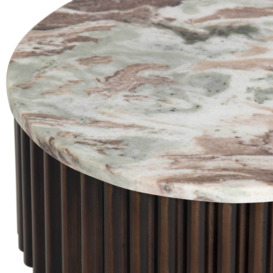 Gion Side Table, Round, Brown Marble - Barker & Stonehouse - thumbnail 3