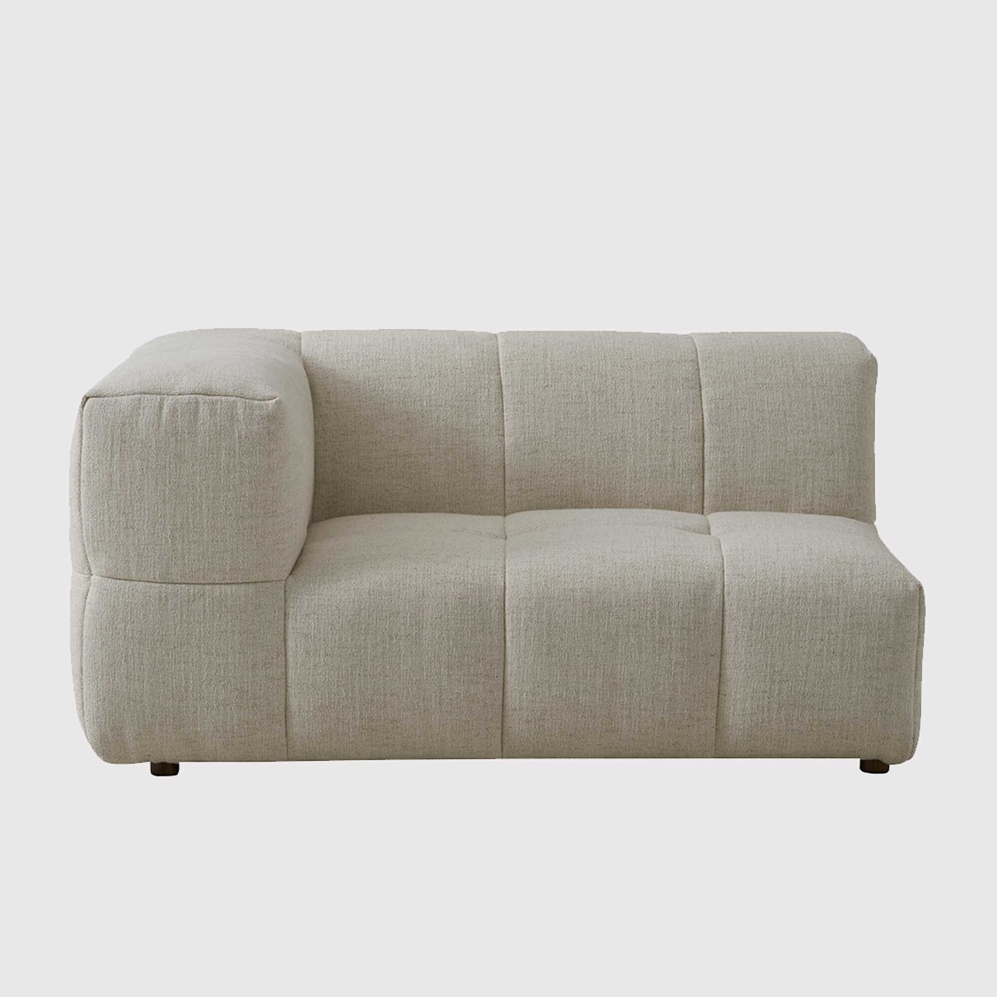 Plensa Section Lhf Modular Sofa, Neutral Fabric - Barker & Stonehouse - image 1