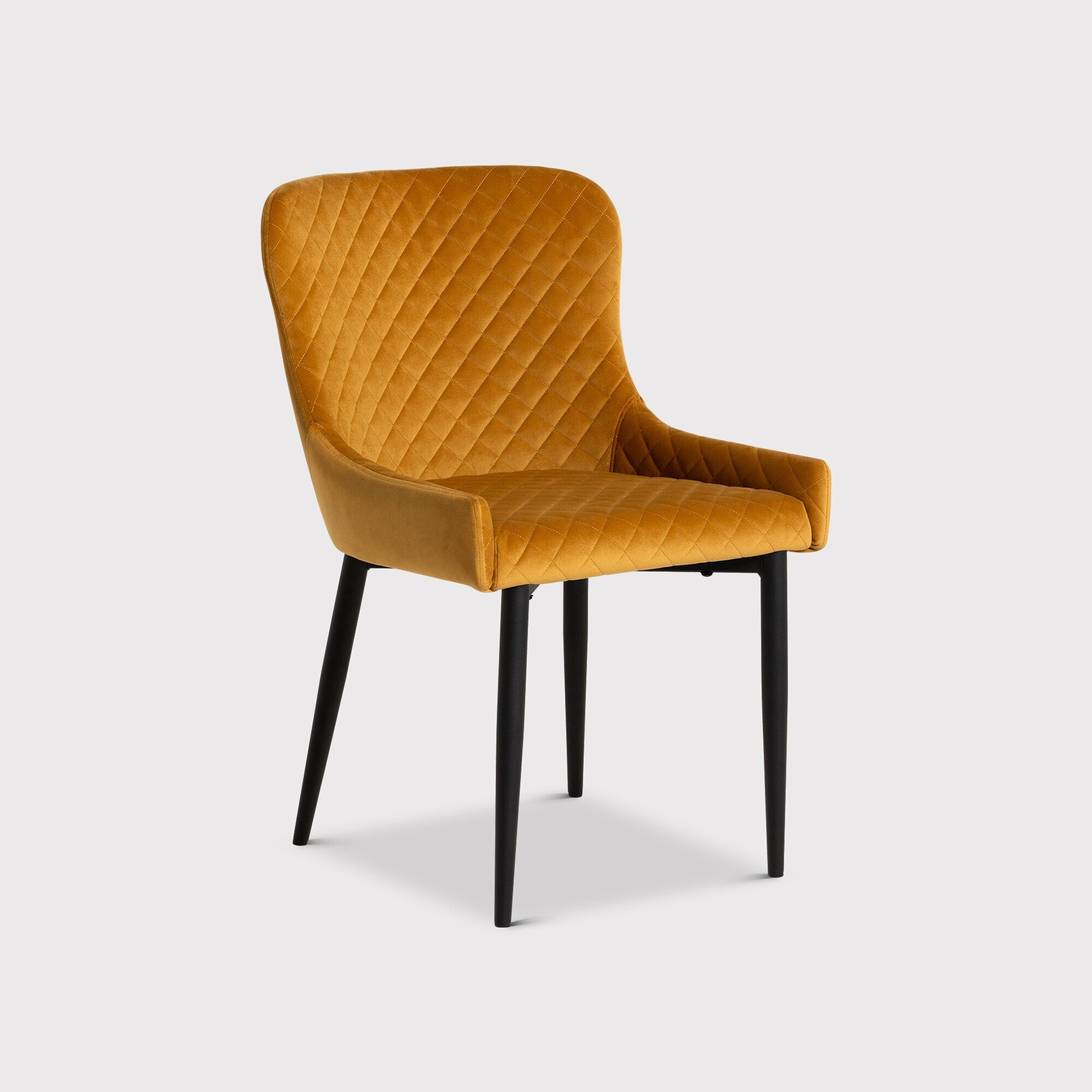 Rivington Dining Chair, Orange Velvet - Barker & Stonehouse - image 1